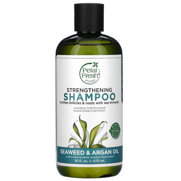 Petal Fresh, Strengthening Shampoo, Seaweed & Argan Oil, 16 fl oz (475 ml) - The Supplement Shop