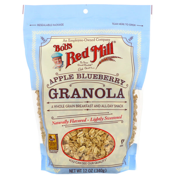 Bob's Red Mill, Granola, Apple Blueberry, 12 oz (340 g) - The Supplement Shop