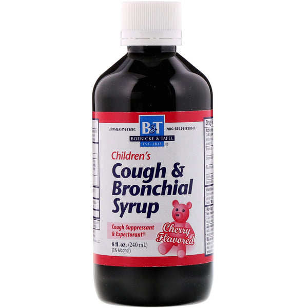 Boericke & Tafel, Premium, Children's Cough & Bronchial Syrup, Cherry Flavored, 8 fl oz (240 mg) - The Supplement Shop