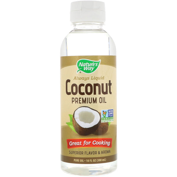 Nature's Way, Liquid Coconut Premium Oil, 10 fl oz (300 ml) - The Supplement Shop