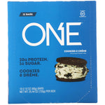 One Brands, One Bar, Cookies & Cream, 12 Bars, 2.12 oz (60 g) Each - The Supplement Shop