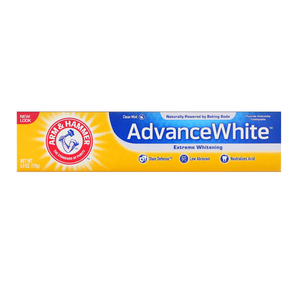 Arm & Hammer, AdvanceWhite, Extreme Whitening Toothpaste, Fresh Mint, 6.0 oz (170 g) - The Supplement Shop