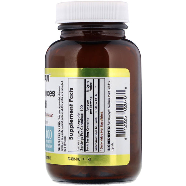 Kirkman Labs, Saccharomyces Boulardii, 100 Vegetarian Capsules - The Supplement Shop