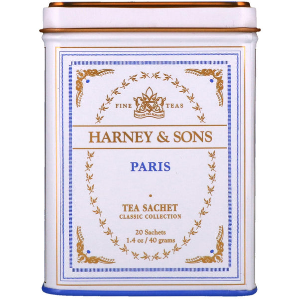 Harney & Sons, Fine Teas, Paris Tea, 20 Tea Sachets, 1.4 oz (40 g)