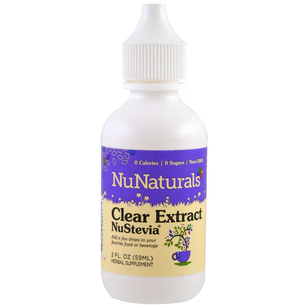 NuNaturals, Clear Extract NuStevia, 2 fl oz (59 ml) - The Supplement Shop