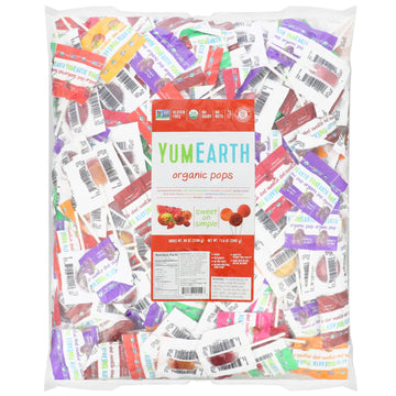 YumEarth, Organic Pops, Assorted Fruits Flavors, 300 Pops, 73.8 oz (2092 g)