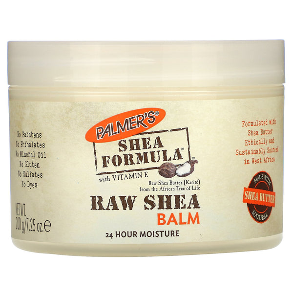 Palmer's, Shea Formula with Vitamin E, Moisturizing Raw Shea Balm, 7.25 oz (200 g) - The Supplement Shop