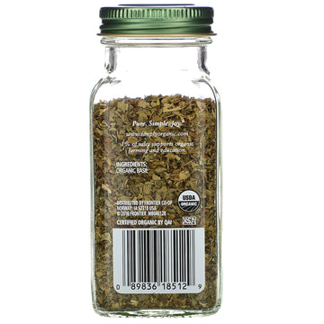 Simply Organic, Basil, 0.54 oz (15 g)