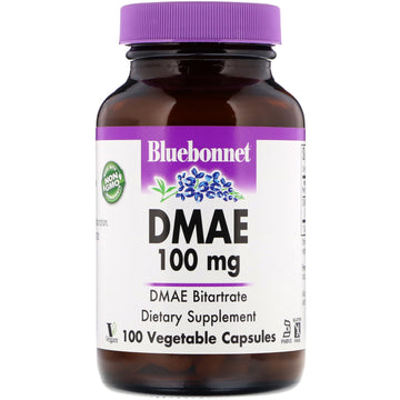 Bluebonnet Nutrition, DMAE, 100 mg, 100 Vegetable Capsules