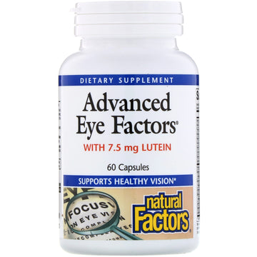 Natural Factors, Advanced Eye Factors, 60 Capsules
