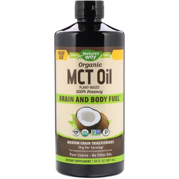 Nature's Way, Organic MCT Oil, 30 fl oz (887 ml) - The Supplement Shop