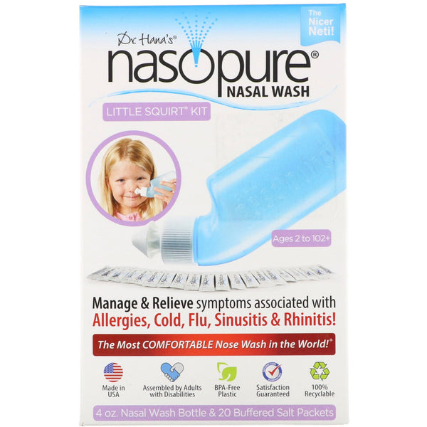 Nasopure, Nasal Wash System, Little Squirt Kit, 1 Kit - The Supplement Shop