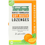 TheraBreath, Dry Mouth Lozenges, Mandarin Mint, 100 Wrapped Lozenges, 165 g - The Supplement Shop