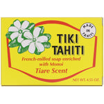 Monoi Tiare Tahiti, French-Milled Soap Enriched with Monoi, Tiare Scent, 4.55 oz (130 g) - The Supplement Shop