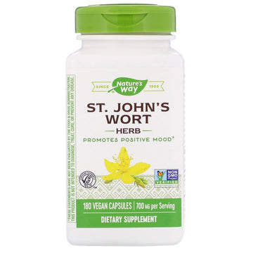 Nature's Way, St. John's Wort Herb, 700 mg, 180 Vegan Capsules
