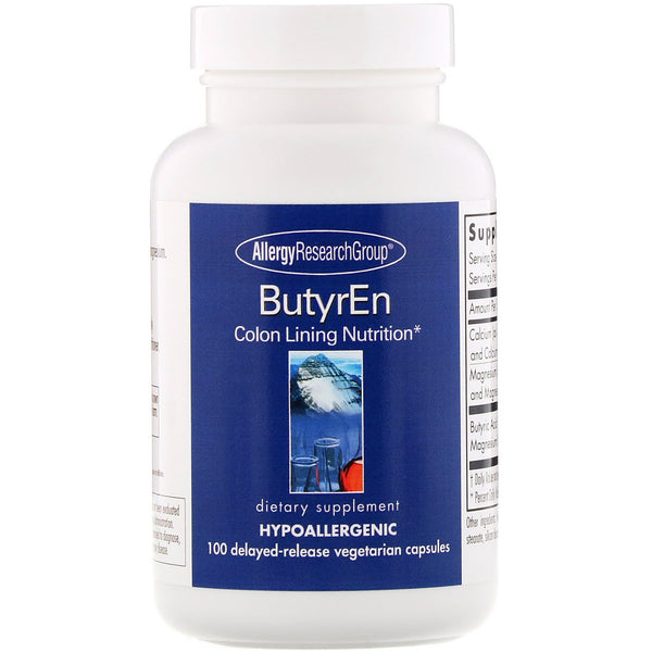 Allergy Research Group, ButyrEn, 100 Delayed-Release Vegetarian Capsules - The Supplement Shop
