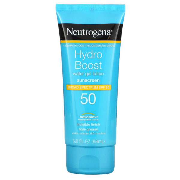 Neutrogena, Hydro Boost, Water Gel Lotion, SPF 50, 3 fl oz (88 ml) - The Supplement Shop