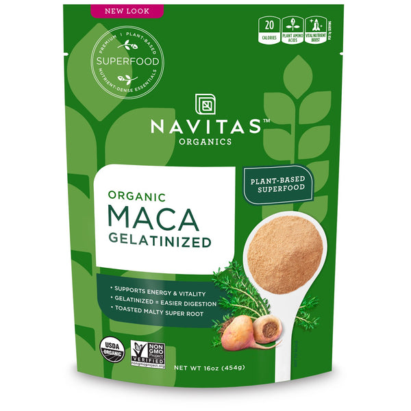Navitas Organics, Organic Maca, Gelatinized, 16 oz (454 g) - The Supplement Shop