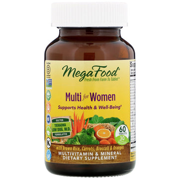 MegaFood, Multi for Women, 60 Tablets