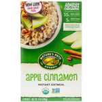 Nature's Path, Organic Instant Oatmeal, Apple Cinnamon, 8 Packets, 14 oz (400 g) - The Supplement Shop