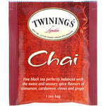 Twinings, Chai Tea, 25 Tea Bags, 1.76 oz (50 g) - The Supplement Shop