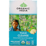 Organic India, Tulsi Tea, Cleanse, Caffeine-Free, 18 Infusion Bags, 1.02 oz (28.8 g) - The Supplement Shop
