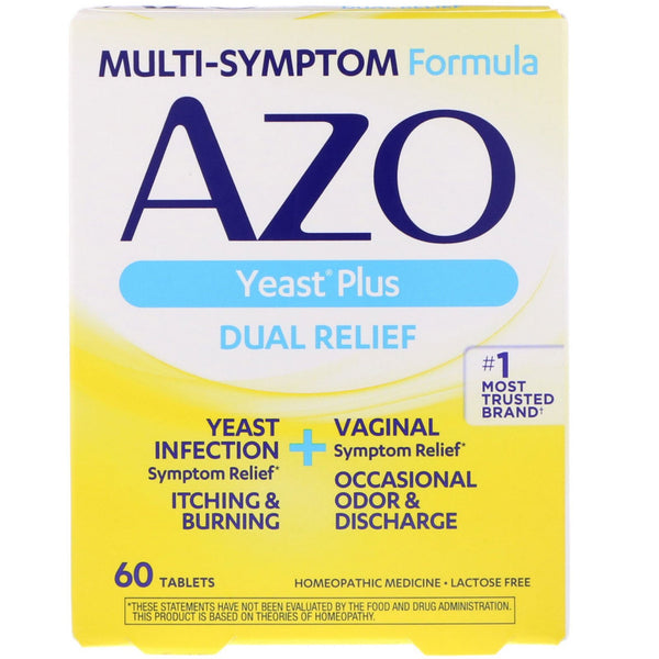 Azo, Yeast Plus, 60 Tablets - The Supplement Shop