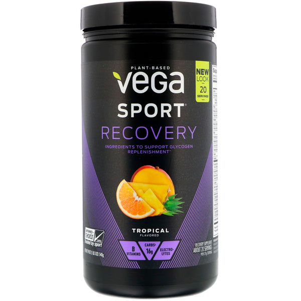 Vega, Sport, Recovery, Tropical, 1.2 lbs (540 g) - The Supplement Shop