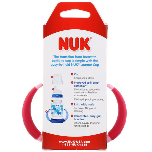 NUK, Learner Cup, 6+ Months, Pink, 1 Cup, 5 oz (150 ml)