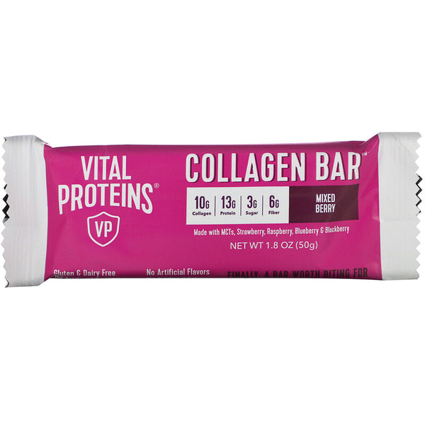 Vital Proteins, Collagen Bar, Mixed Berry (50 g) - 1 Bar