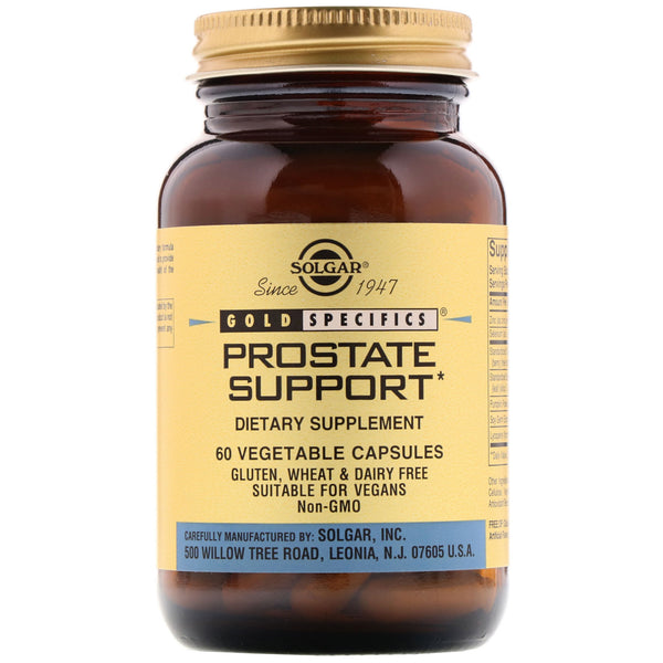 Solgar, Gold Specifics, Prostate Support, 60 Vegetable Capsules - The Supplement Shop