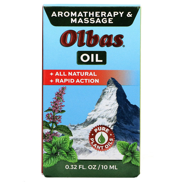 Olbas Therapeutic, Aromatherapy & Massage Oil, 0.32 fl oz (10 ml) - The Supplement Shop