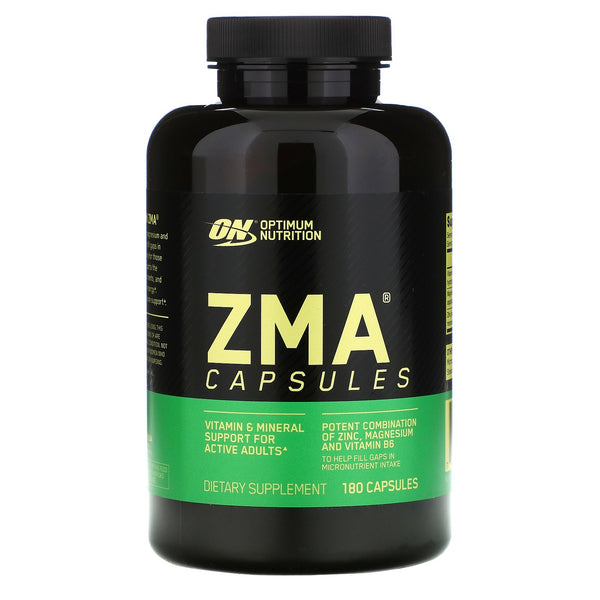 Optimum Nutrition, ZMA, 180 Capsules - The Supplement Shop