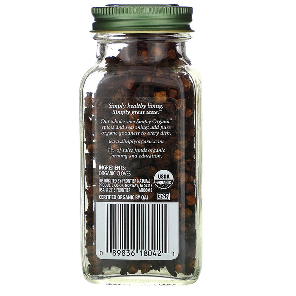 Simply Organic, Whole Cloves, 2.05 oz (58 g)