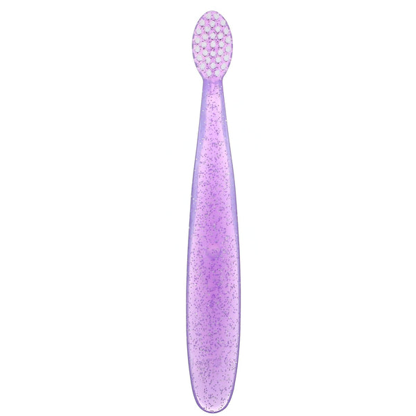 RADIUS, Totz Toothbrush, Extra Soft, 18+ Months, Purple Sparkle, 1 Toothbrush - The Supplement Shop