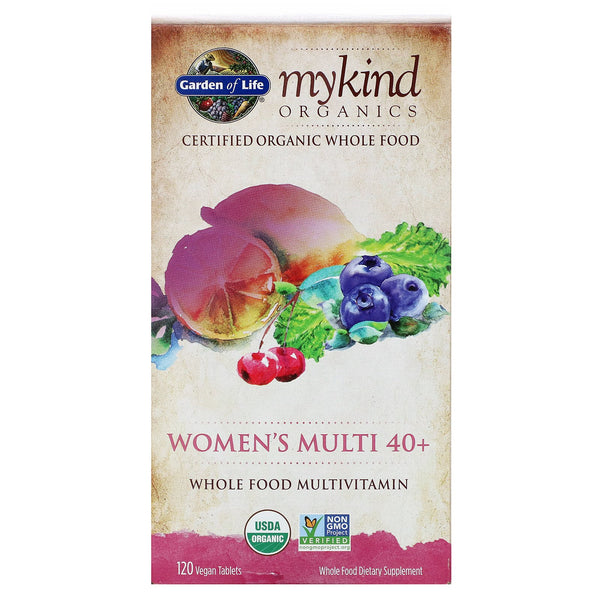 Garden of Life, Women's Multi 40+, Whole Food Multivitamin, 120 Vegan Tablets - The Supplement Shop