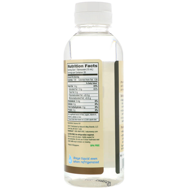 Nature's Way, Liquid Coconut Premium Oil, 10 fl oz (300 ml) - The Supplement Shop