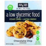 Fifty 50, Low Glycemic Chocolate Chip Cookies, 7 oz (198 g) - The Supplement Shop
