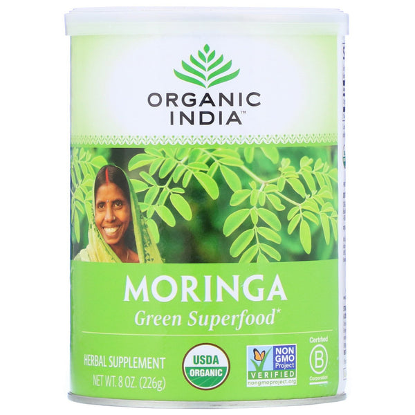 Organic India, Moringa, 8 oz (226 g) - The Supplement Shop