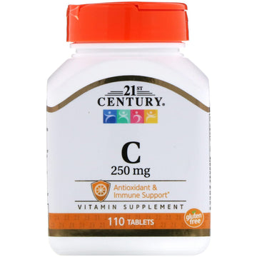 21st Century, Vitamin C, 250 mg, 110 Tablets