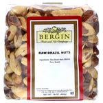 Bergin Fruit and Nut Company, Raw Brazil Nuts, 16 oz (454 g) - The Supplement Shop