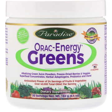 Paradise Herbs, ORAC-Energy Greens, 6.4 oz (182 g)