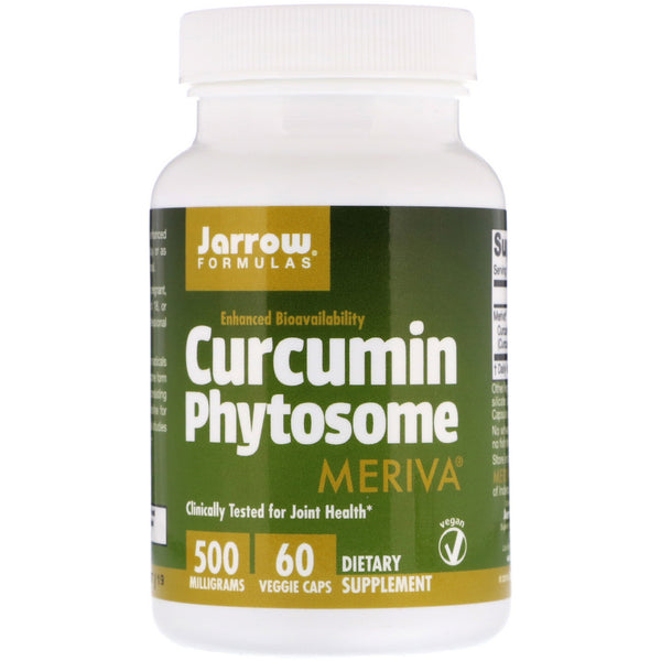 Jarrow Formulas, Curcumin Phytosome, Meriva, 500 mg, 60 Veggie Caps - The Supplement Shop