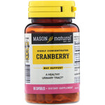 Mason Natural, Cranberry, Highly Concentrated, 60 Capsules - The Supplement Shop