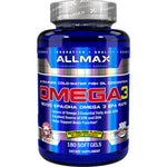 ALLMAX Nutrition, Omega-3 Fish Oil, Ultra-Pure Cold-Water Fish Oil, 180 Softgels - The Supplement Shop
