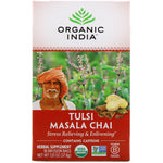 Organic India, Tulsi Tea, Masala Chai, 18 Infusion Bags, 1.33 oz (37.8 g) - The Supplement Shop