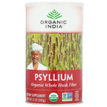 Organic India, Psyllium, Organic Whole Husk Fiber, 12 oz (340 g) - The Supplement Shop