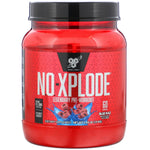 BSN, N.O.-Xplode, Legendary Pre-Workout, Blue Raz, 2.45 lb (1.11 kg) - The Supplement Shop