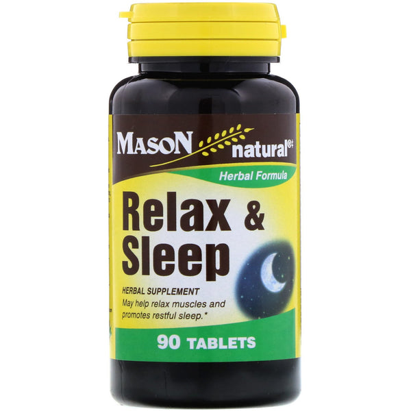 Mason Natural, Relax & Sleep, 90 Tablets - The Supplement Shop
