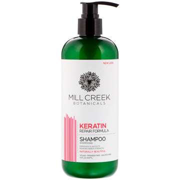Mill Creek Botanicals, Keratin Shampoo, Repair Formula, 14 fl oz (414 ml)